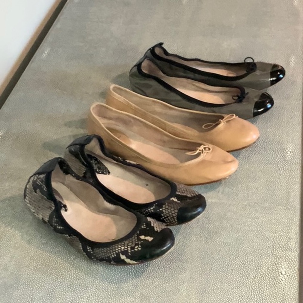 Block Ballet Flats - Bundle of 3